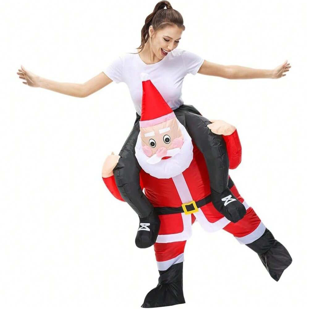 Costumes - Ride On Santa Claus Inflatable Costume,