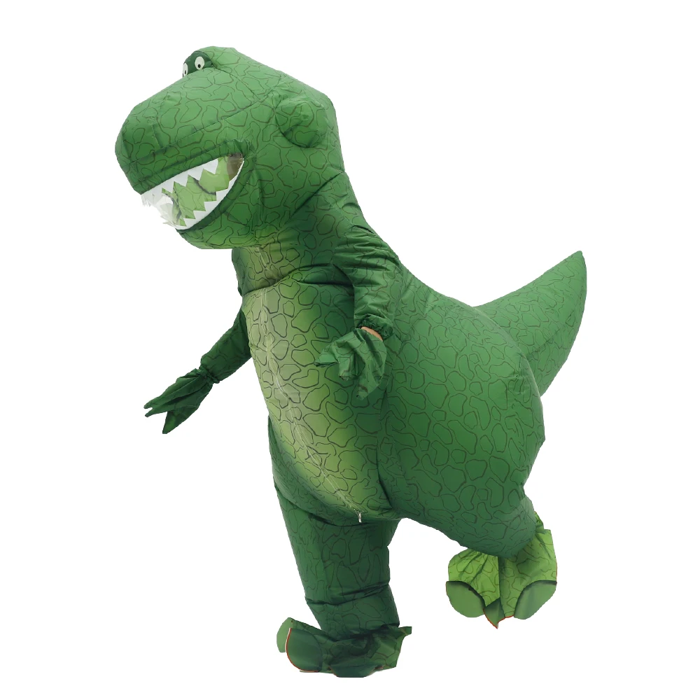 Green Dinosaur Inflatable Cost - Inflatable Dinosaur Costume Adult review and price