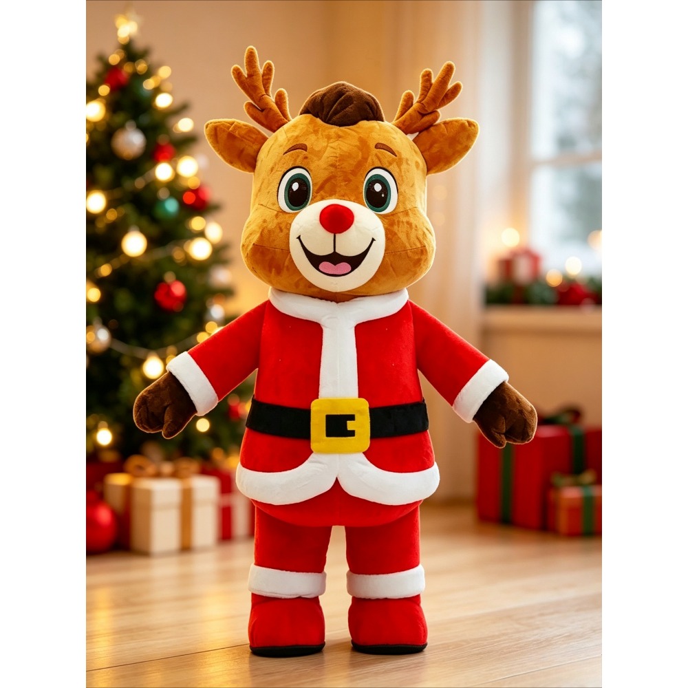 Inflatable Deer Mascot Costume - Costumes review and price