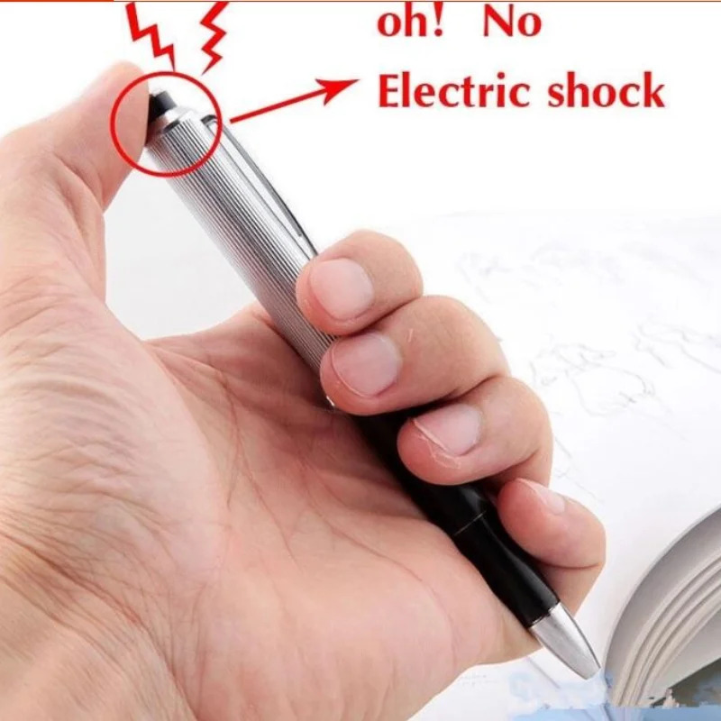 11L@1pcs Creative Electric Sho - Shock Pen Prank Toy review and price