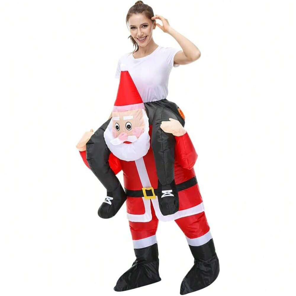 Ride On Santa Claus Inflatable - Costumes review and price