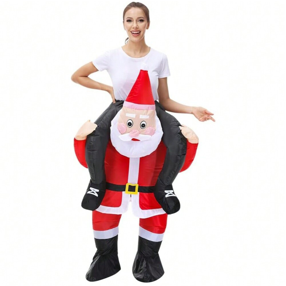 Ride On Santa Claus Inflatable - Costumes review and price