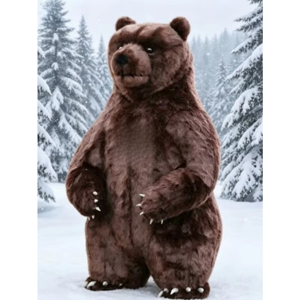 Inflatable Bear Mascot Costume - Costumes review and price