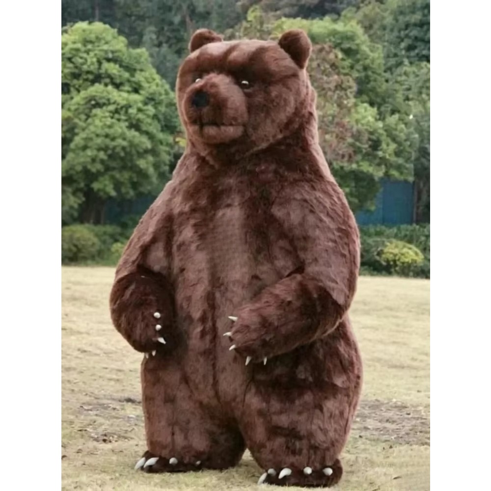 Inflatable Bear Mascot Costume - Costumes review and price