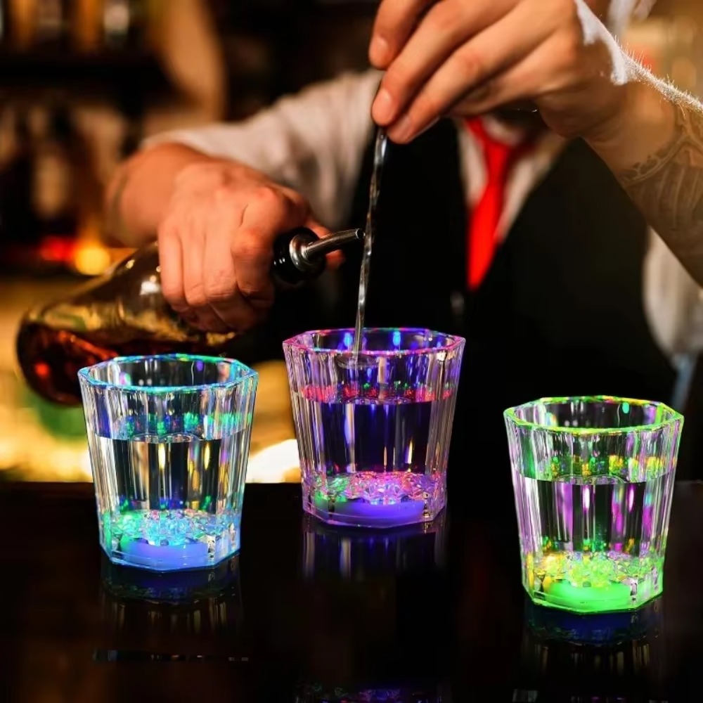 12/24Pack LED Light Up Shot Gl - Glow In The Dark Party Glasses review and price