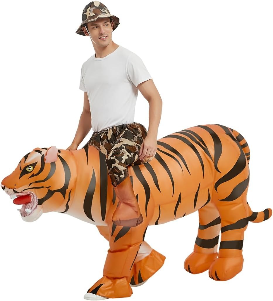 Inflatable Tiger Costume for A - Costumes review and price