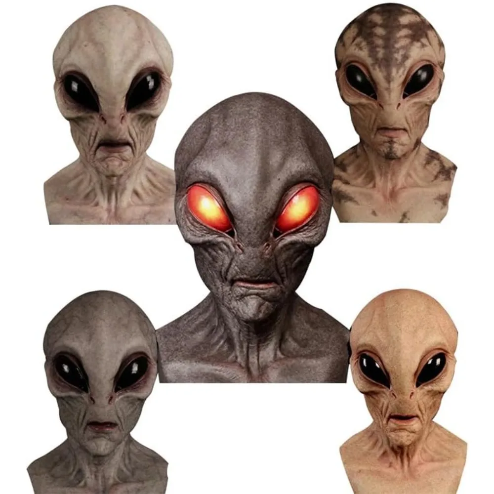 Hot Sale Halloween Costume Ali - Latex Alien Mask Realistic review and price