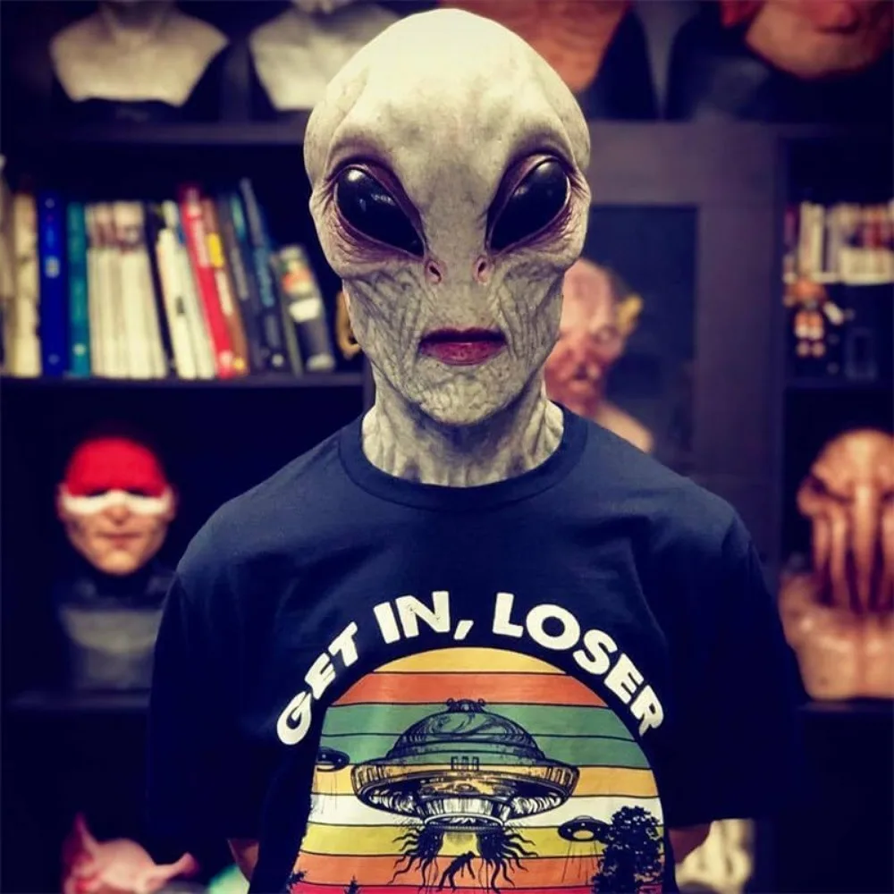Hot Sale Halloween Costume Ali - Latex Alien Mask Realistic review and price