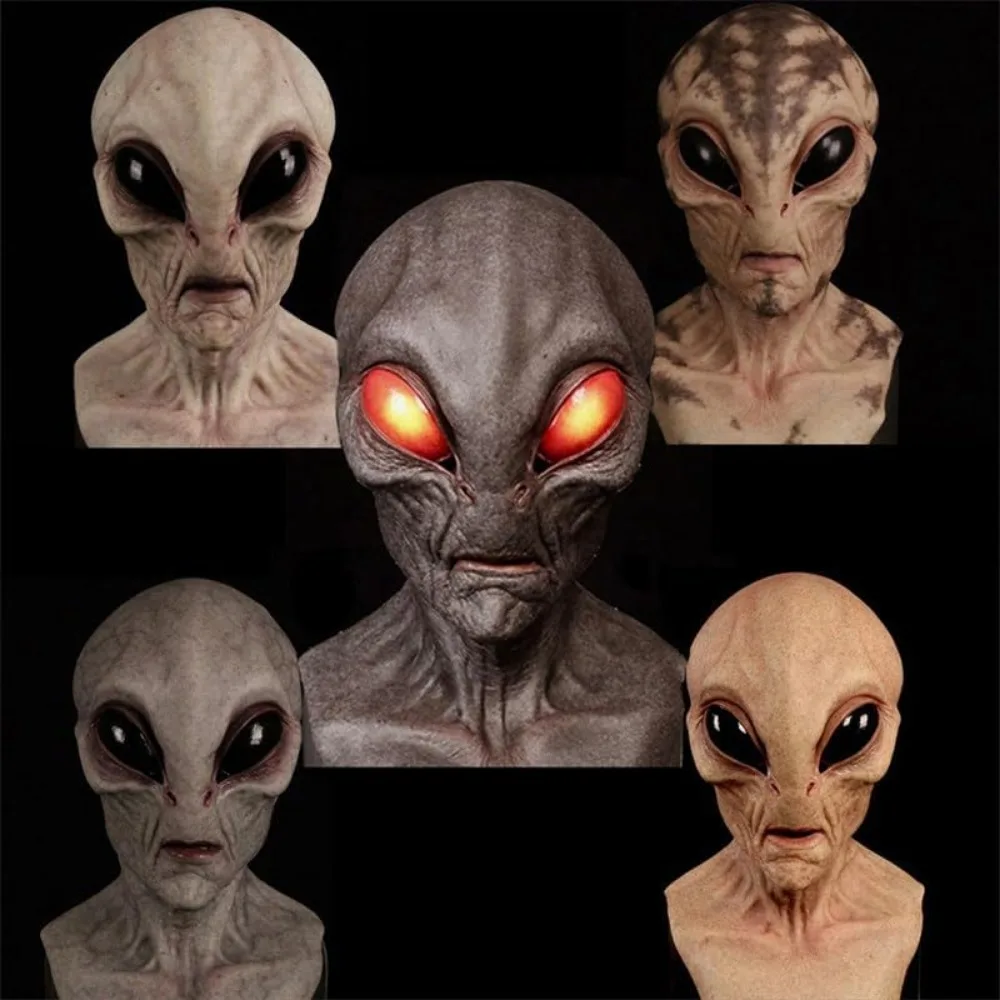 Hot Sale Halloween Costume Ali - Latex Alien Mask Realistic review and price