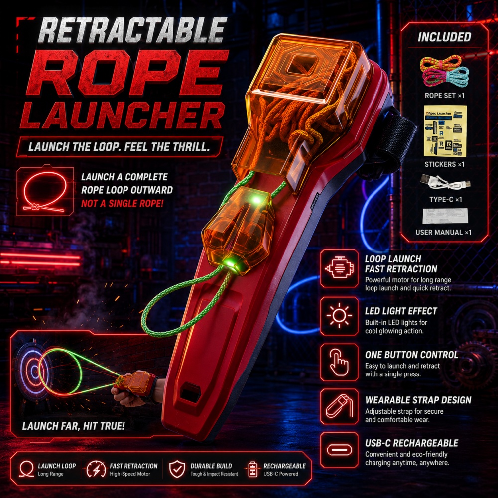 Rope Launcher Spider Web Shoot - Novelty Gifts review and price