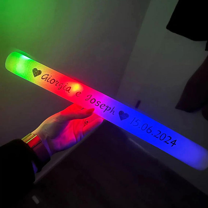 30 LED Luminous Foam Sticks Pe - Flashing Led Foam Sticks Party review and price