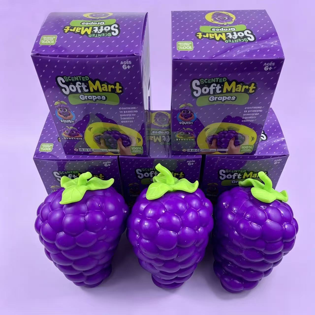 2026 Jumbo Grape Fruit Squishy - Novelty Gifts review and price