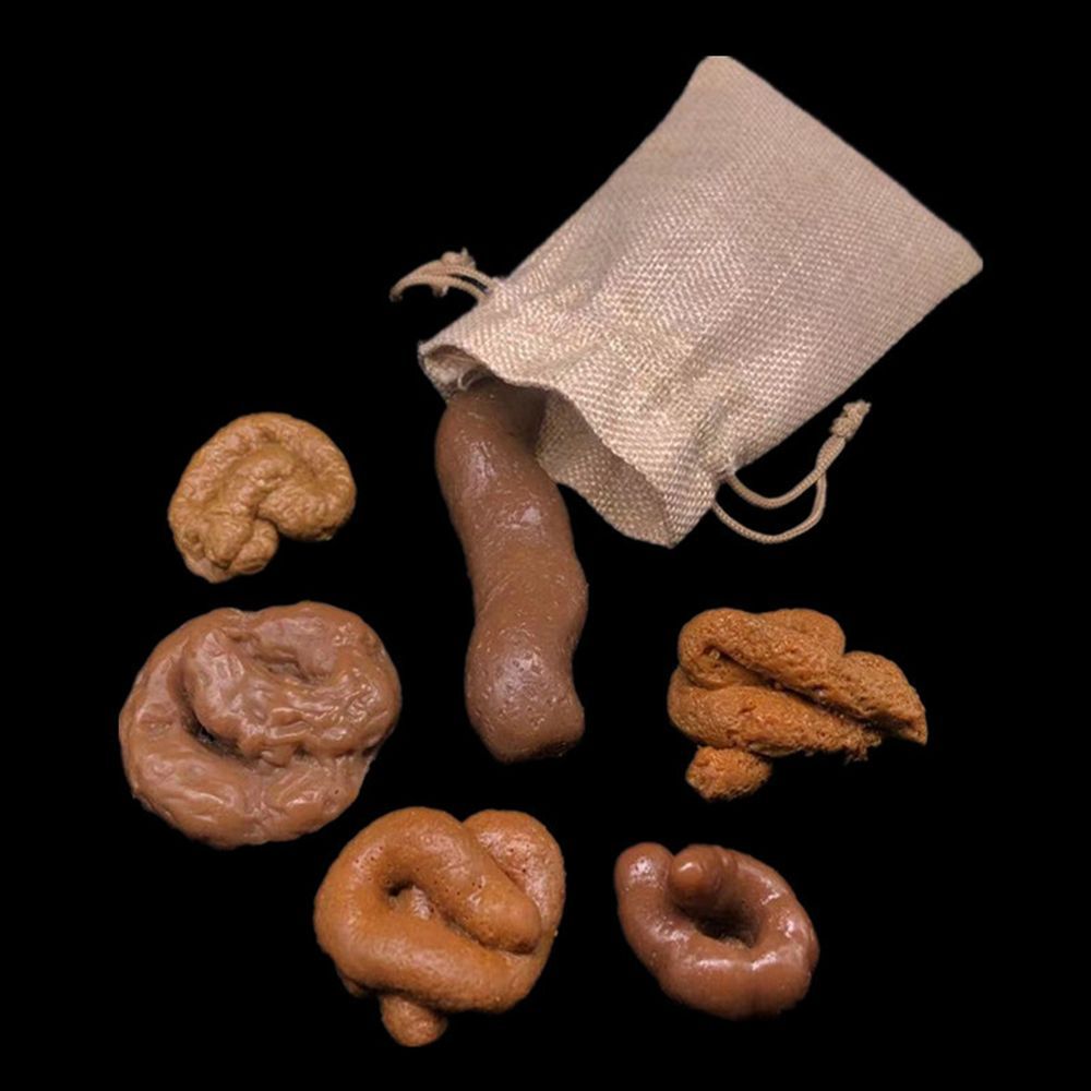 6Pcs Joke Tricky  Gadget Squis - Fake Poop Gag Gift review and price
