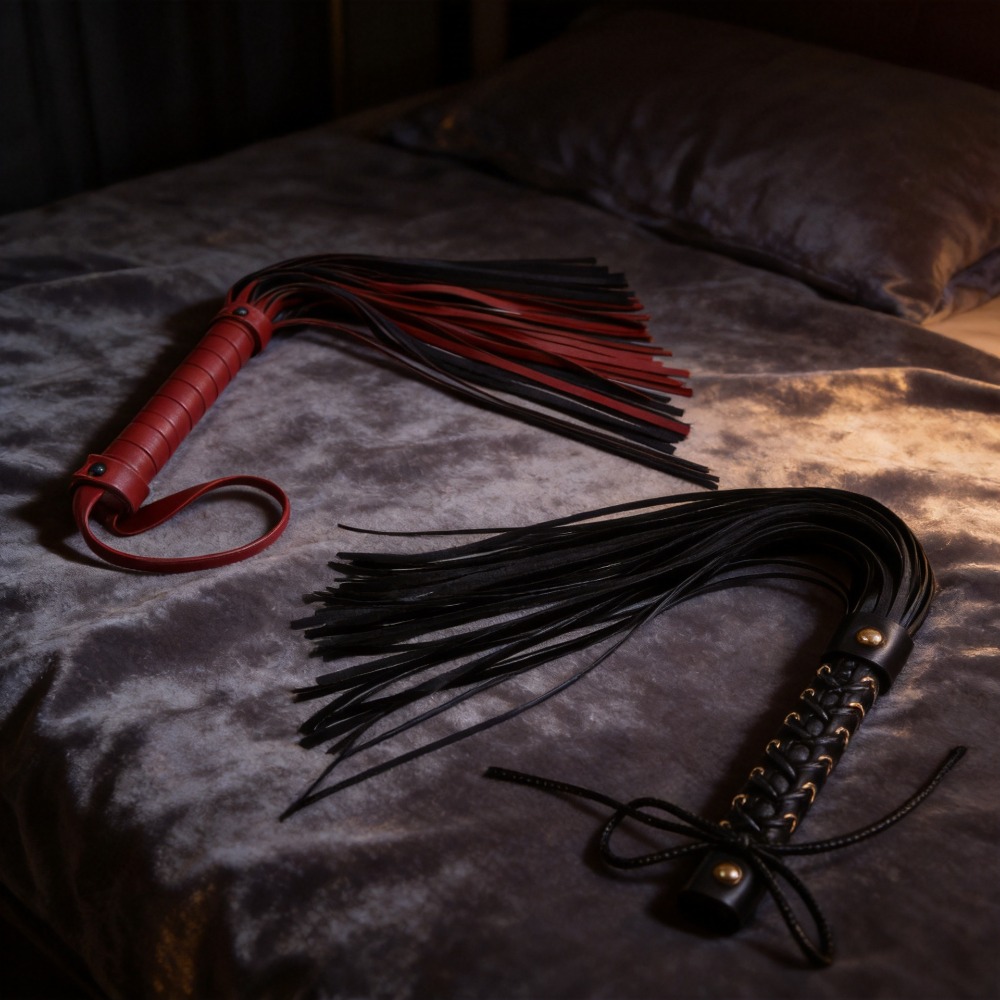 Erotic Leather Flogger BDSM Bu - Party Supplies review and price